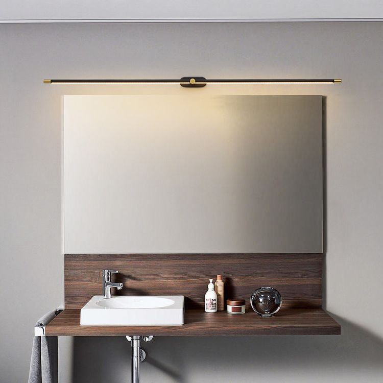 Elongated Sconce Light Fixture Minimalist Style LED Metal Wall Mount Light Fixture