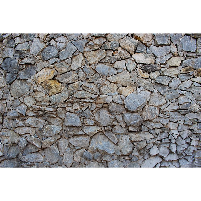 Horizontal Photography Brick Wall Mural Eco-friendly Wallpaper for Bedroom