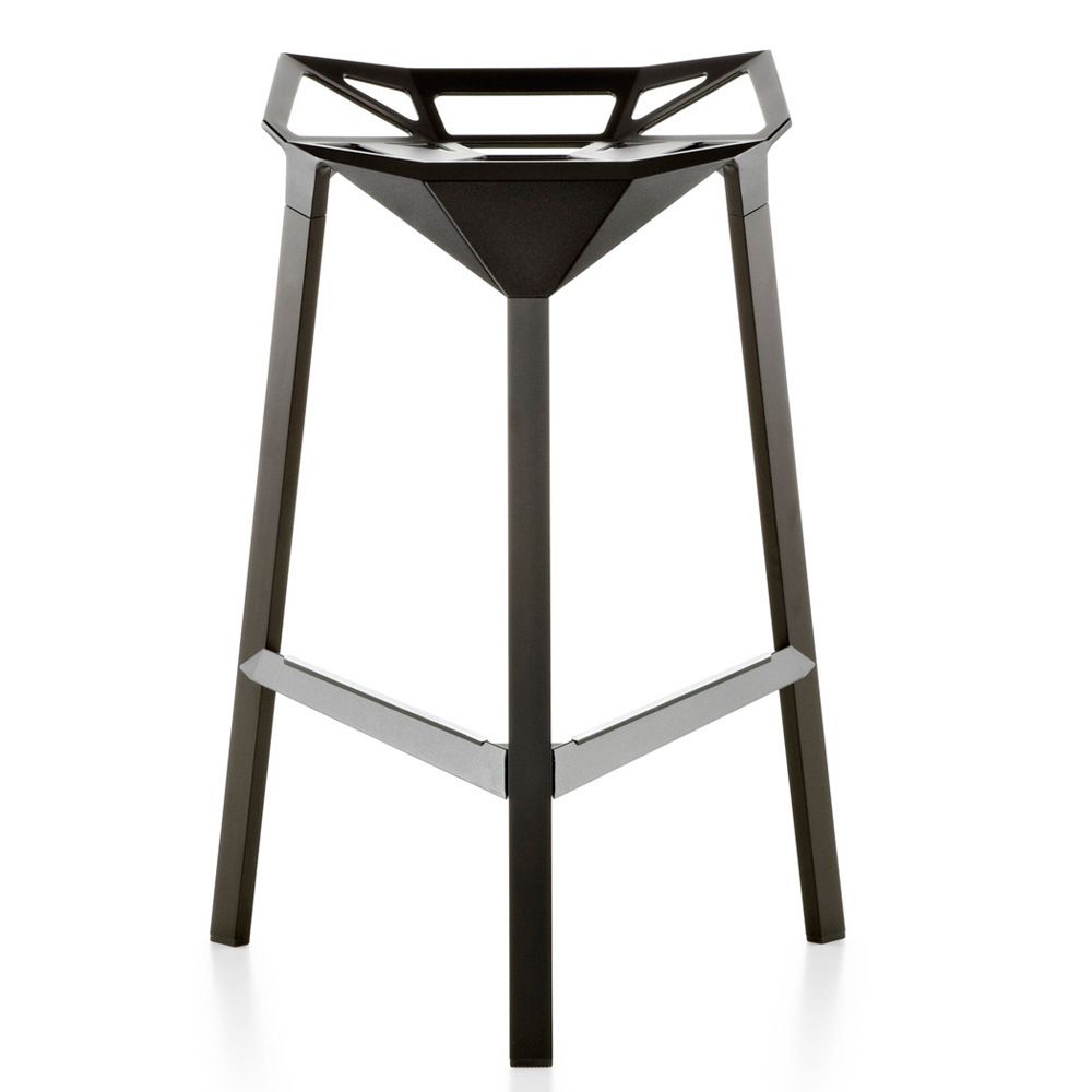 Industrial Style Metal Barstool Low Back Counter Bar Stool for Kitchen