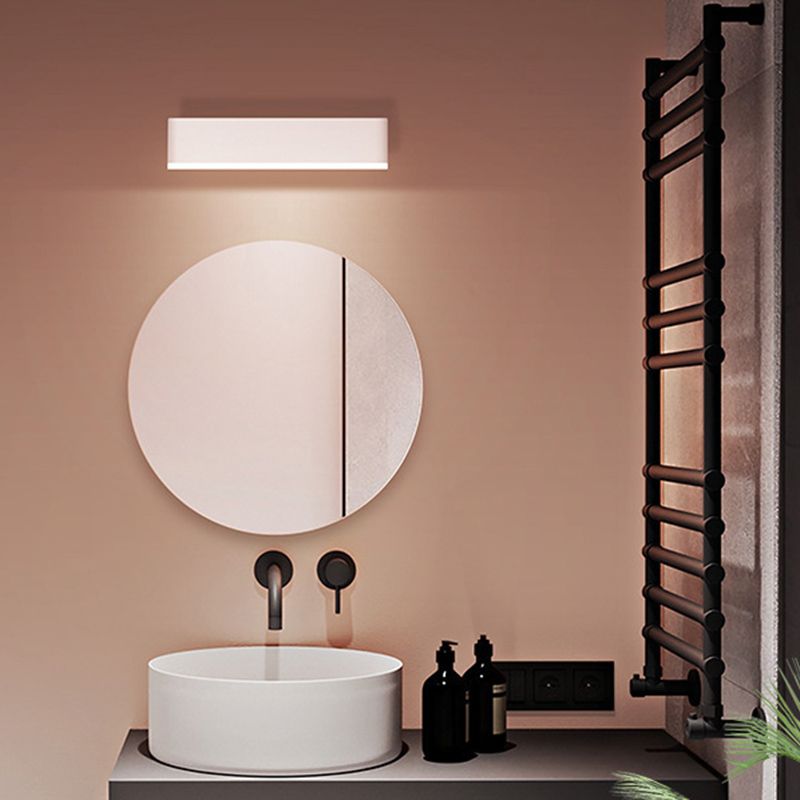 Modern Simple Iron Wall Light Rectangle Shape LED Rotatable Wall Lamp for Bedroom