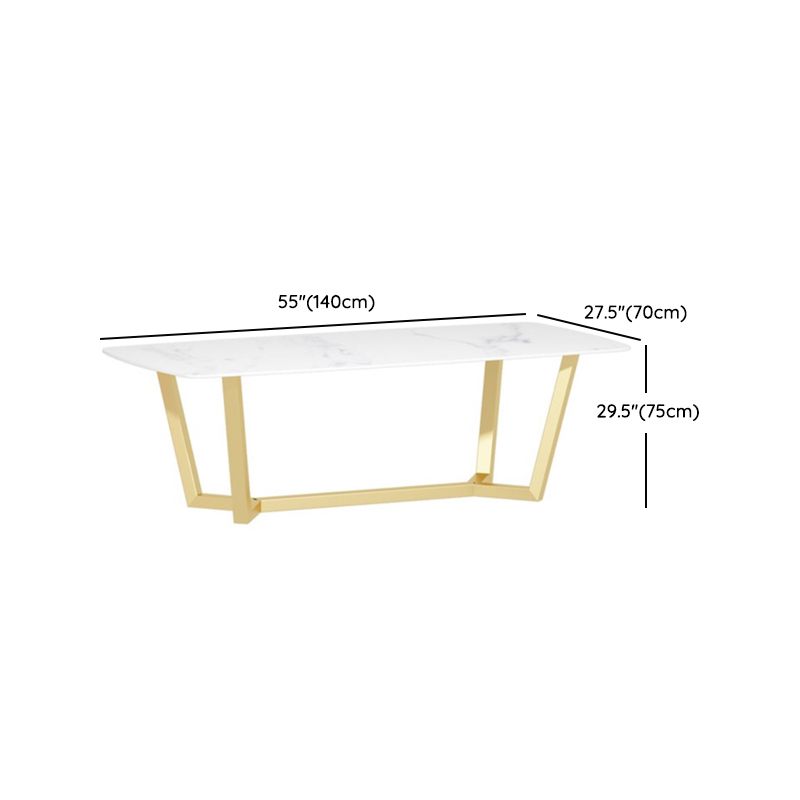 Modern 1/7 Pieces Dining Set Rectangle Stone Dining Table for Cafe Dining Room