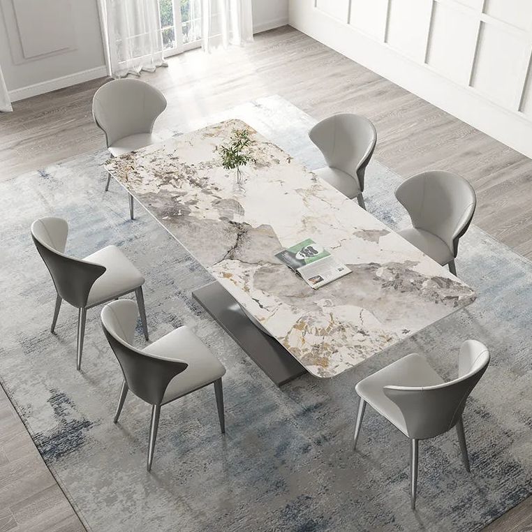 1/4/5/7/8 Pieces Modern Dining Room Set Rectangle Table Dining Set