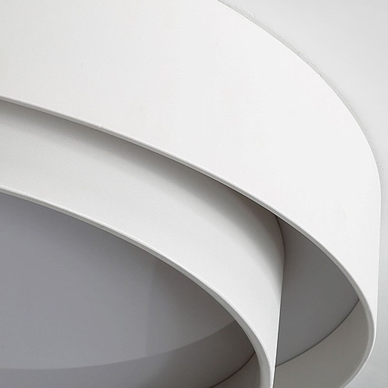 Lacquered Iron LED Ceiling Light in Modern Minimalist Style Acrylic Circular Ceiling Fixture