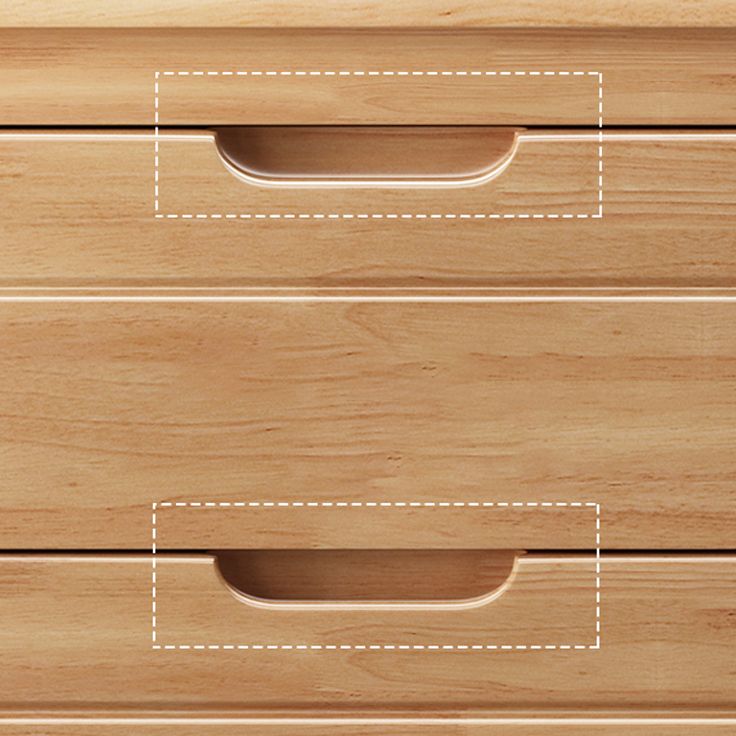 3 / 4 / 5 Drawers Lingerie Chest Vertical Solid Wood Storage Chest for Bedroom