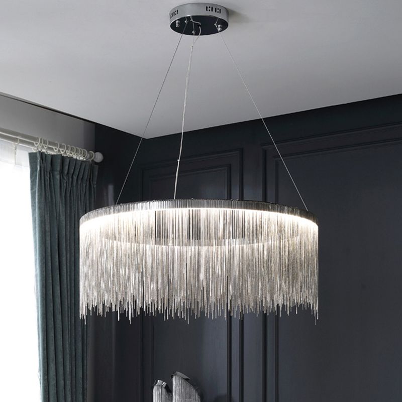 Postmoderne stijl Tassel kroonluchter licht Noordse minimalistische stijl hanglamp voor slaapkamer