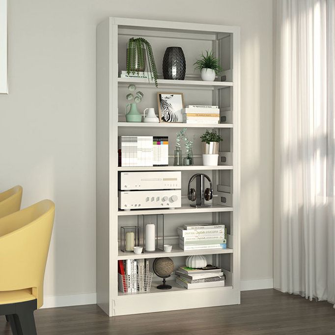 Open Bookshelf Modern Minimalist Iron Bookcase Home Floor Bookcase Steel Storage Rack