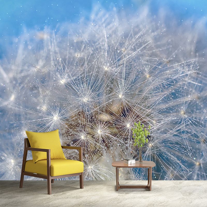 Modernism Living Room Mural Wallpaper Dandelion Interior Decoration, Waterproofing
