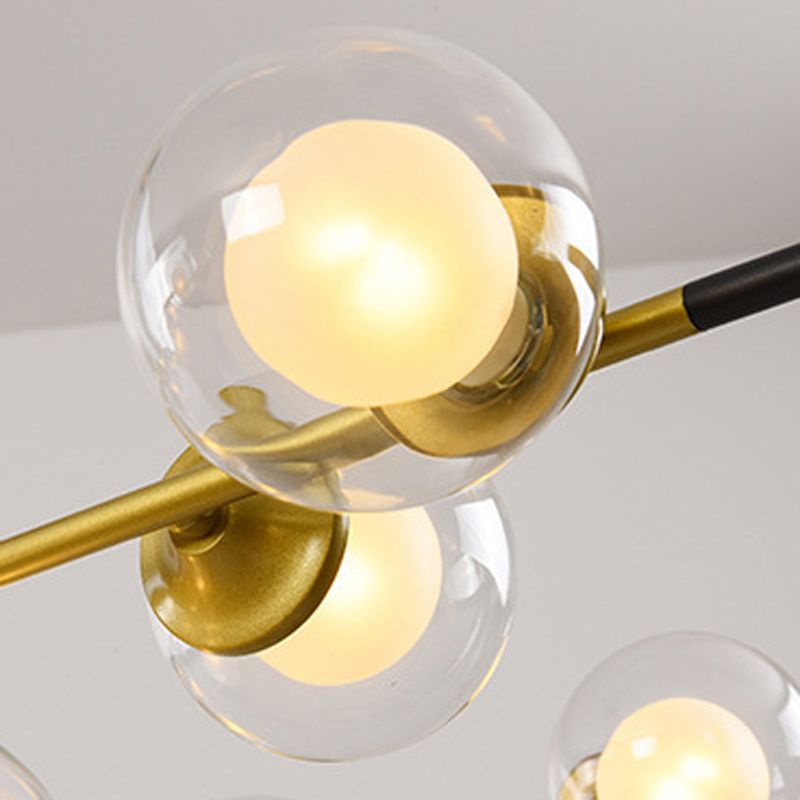 7-Light Modern Kitchen Island Lighting Metal Ceiling Light for Dining Room