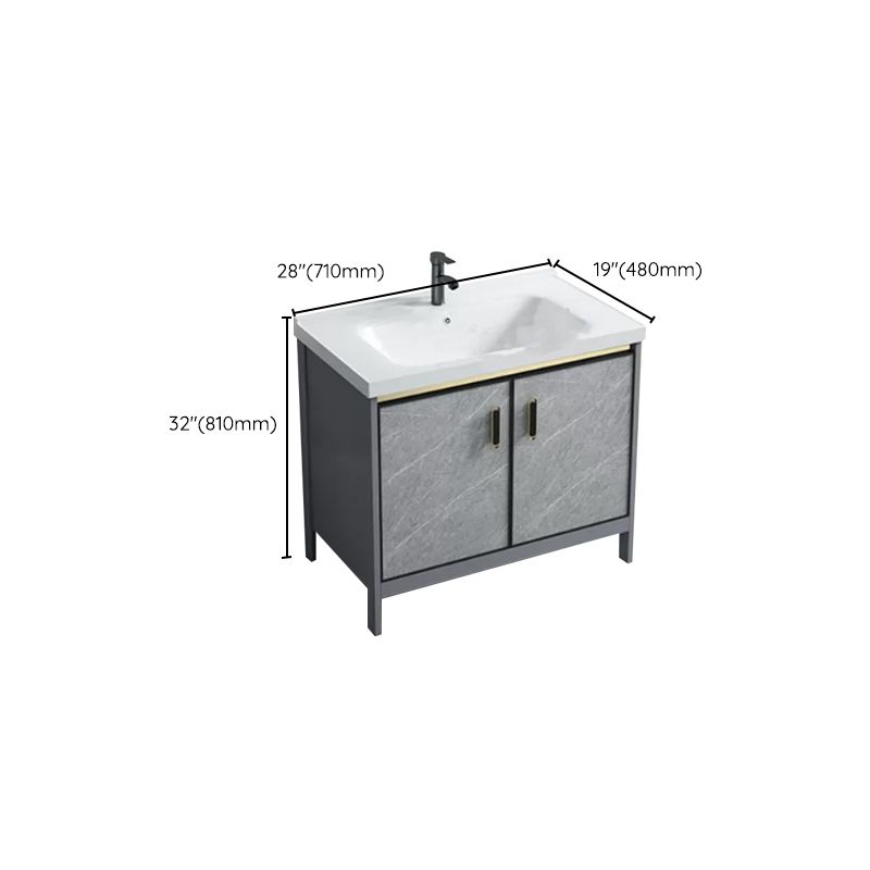 Modern Bathroom Sink Vanity Freestanding Faucet Included Bathroom Vanity Set