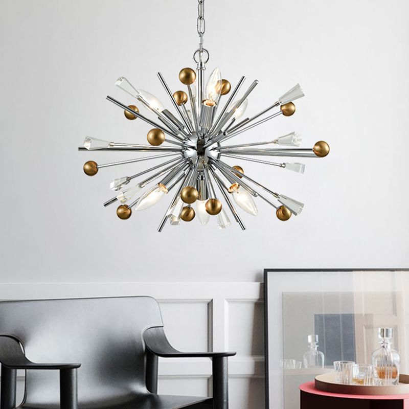 Metal Sputnik Chandelier Designer Designer Sospensione Salver Sospensione Funzione per soggiorno