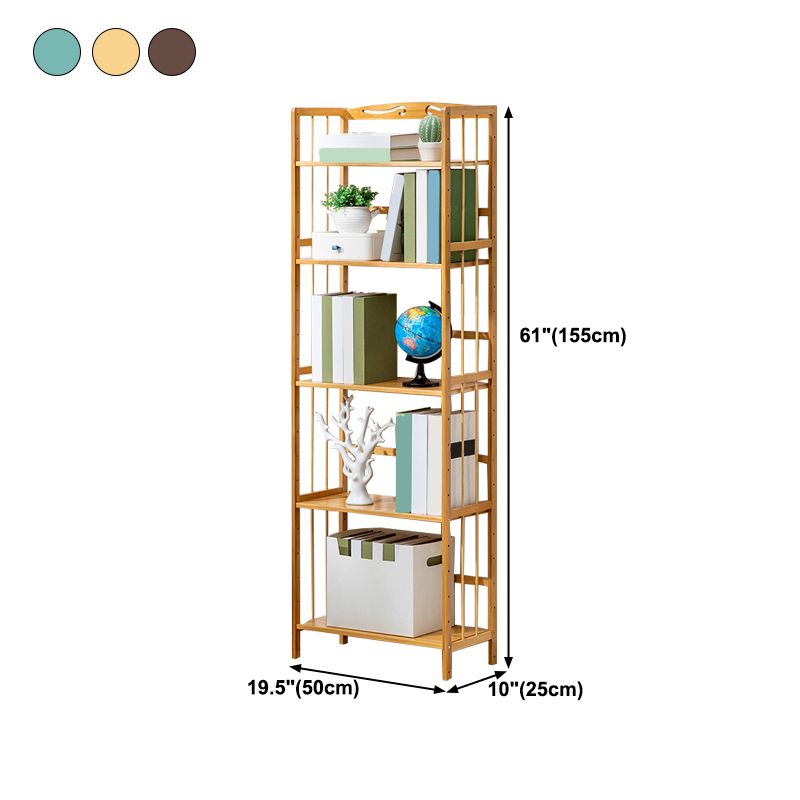 Rectangle Wooden Bookshelf Modern Style Home Office Bookcase