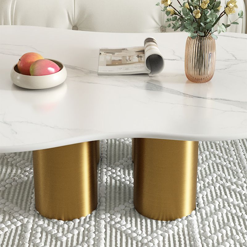 Abstract Coffee Table Contemporary Geometric Slate Coffee Cocktail Table