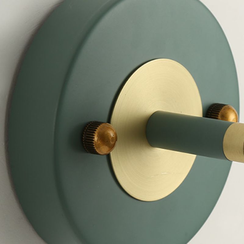 Modernism Macaron Wall Light Metal Done Shaded Lighting for Restaurant