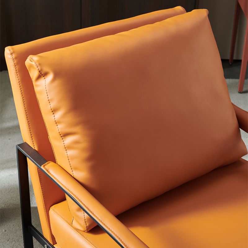 27.56"L x 28.35"W x 29.53"H Contemporary Cushion Back Pillow Top Arms Chair