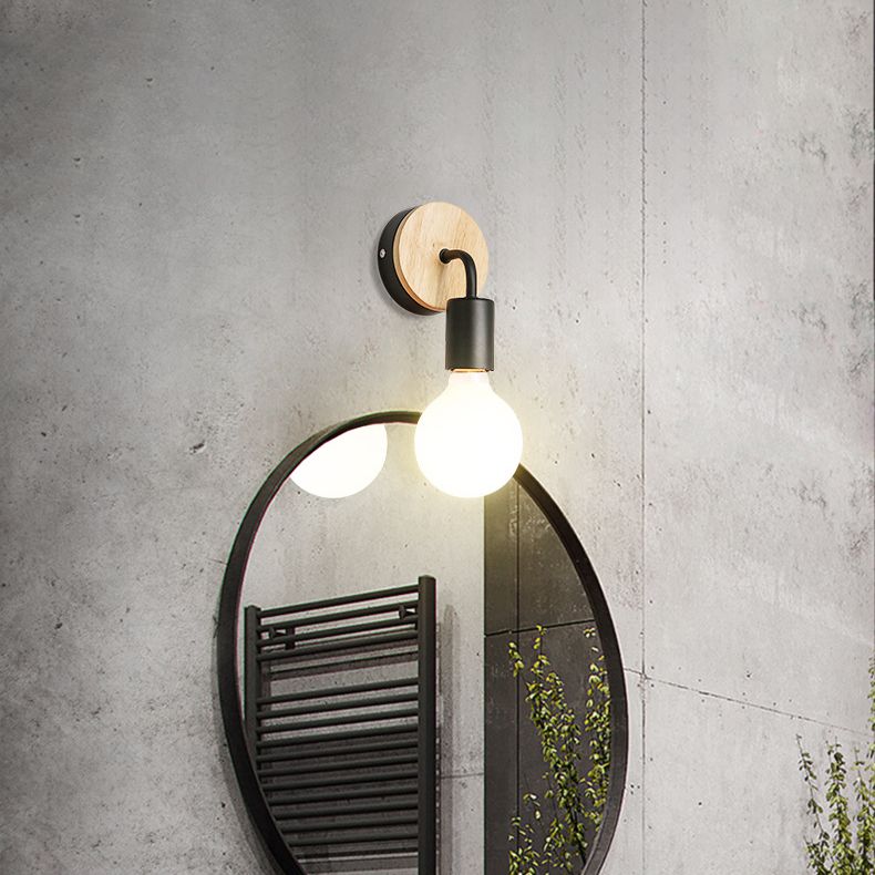 Lampade a parete per lampadina nuda Lampade a parete Ultra-Modern Wall Sconce Lighting per camera da letto