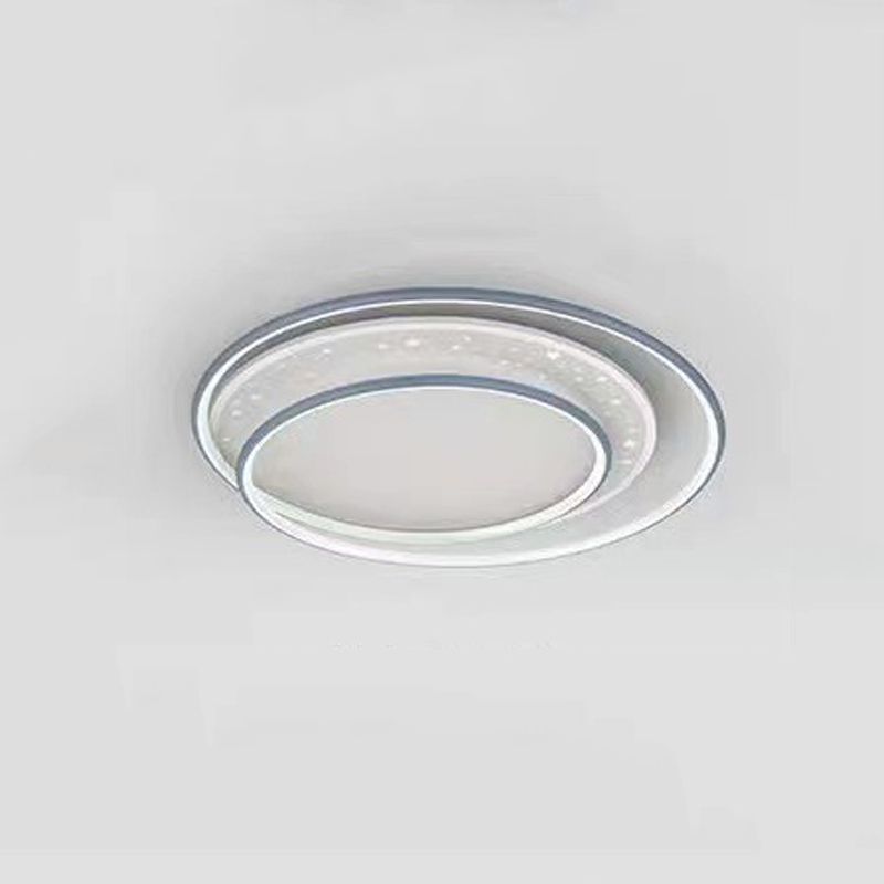 Modern Simple Metal Ceiling Light Circle Shape LED Ceiling Lamp for Living Room