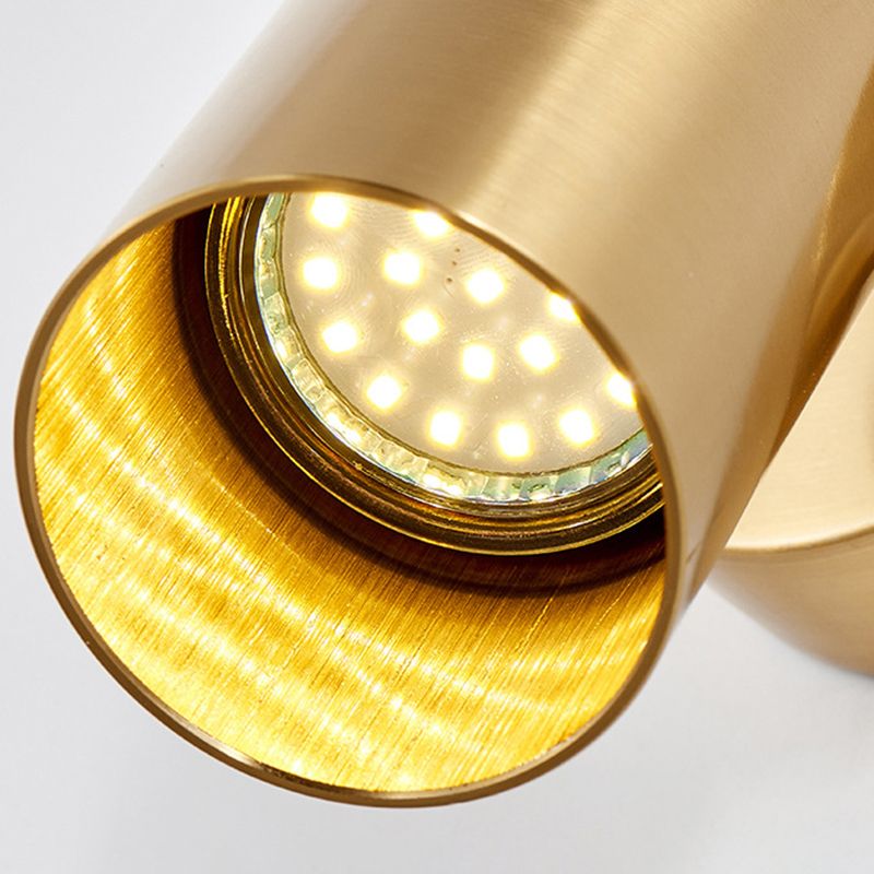 Single Golden/Black Contemporary Wall Mounted Sconce LED Iron Wall Light