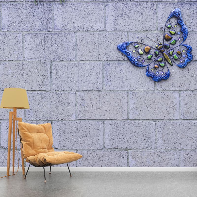 Industrial Style Brick Wall Mural Decal Waterproofing Wall Covering for Decoration
