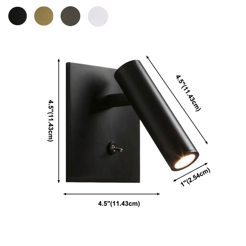 Minimalismus Leuchten Licht zeitgenössische LED -Wandhalterung Lesen Sie Licht für Bett