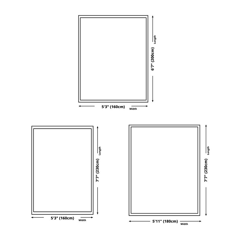 Gorgeous Polyster Indoor Rug Houndstooth Pattern Carpet Non-Slip Area Rug for Living Room