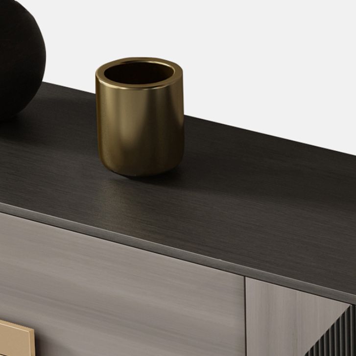 Glam Horizontal Storage Chest Wood Soft-Close Drawers Double Chest