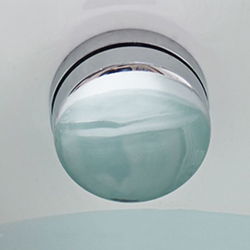 Back to Wall Bathtub Antique Finish Soaking Acrylic Bath Tub