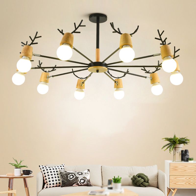 Lustres de pendentif de forme unique contemporains éclairage de pendentif métallique