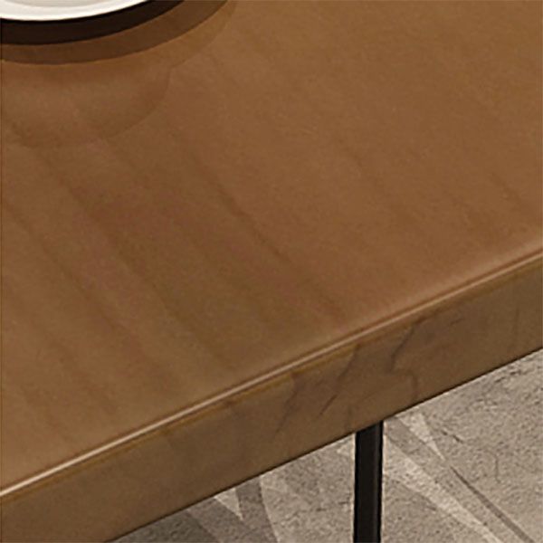 1/9 Pieces Modern Rectangular Bistro Table Set Wooden Counter Table with Backless Stools