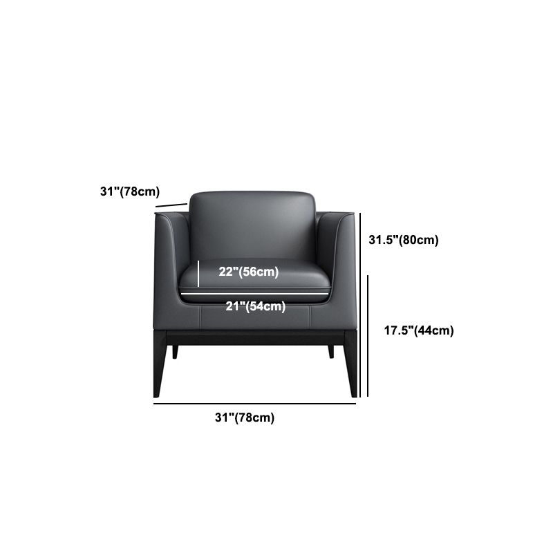 Standard Tuxedo Arm Sofa 30.70" D x 31.49" H Sofa for Living Room
