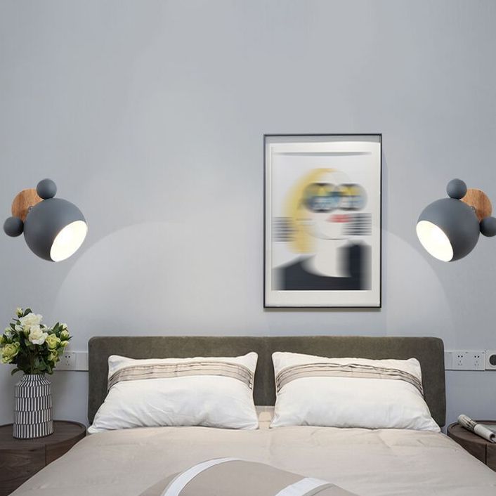 Nordic Colorful Wall Light Fixture Creative Wall Light Sconce for Bedroom