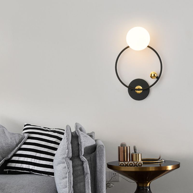 Salon en verre applique en verre moderne 1 luminaire mural mural de tête