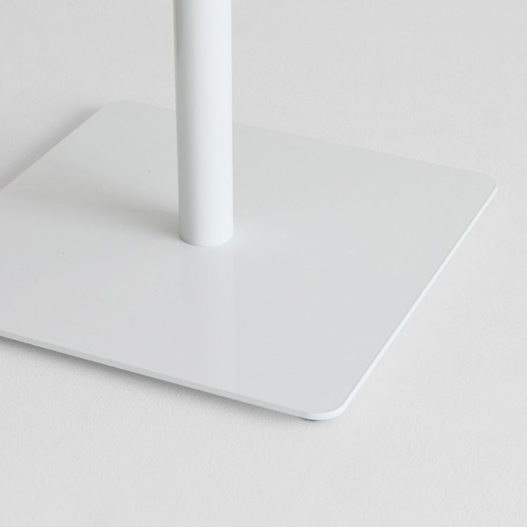 Vierkante voetstuk eettafel Stenen eettafel in industriële stijl voor thuis