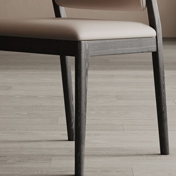 Contemporary Side Dining Chairs Open Back Dining Room Chair for Home