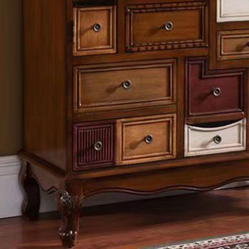 Coastal Storage Chest Manufactured Wood Dresser for Bedroom , 39.78" X 15.6" X 35.88"