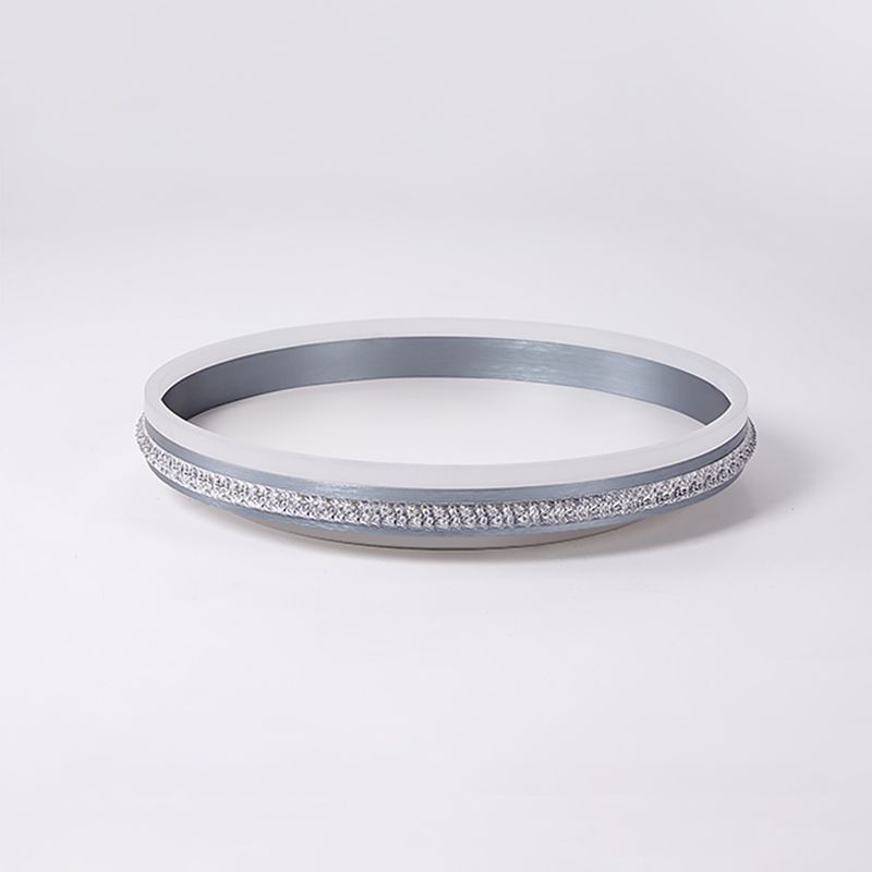 Circular Led Flush Mount Ceiling Fixture Modern Flush Mount Light Metal