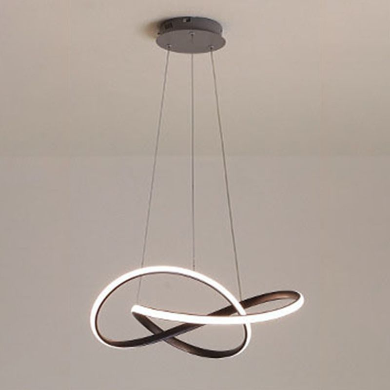 Moderni apparecchi di illuminazione a sospensione a ciondoli lineari luci a sospensione acrilica
