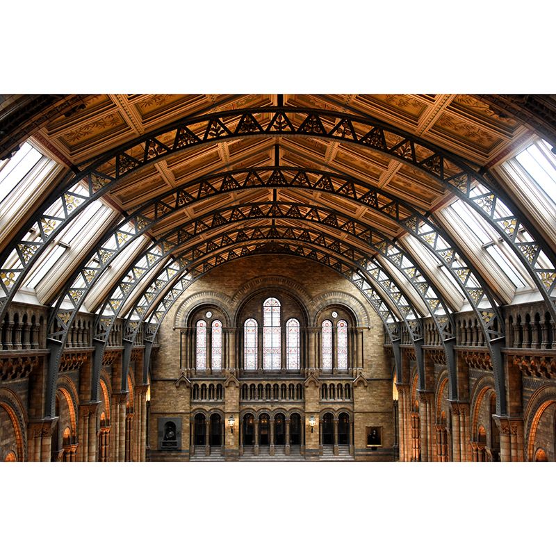 Famous Building Wall Mural Water Resistant Siting Room Mural, Made to Measure