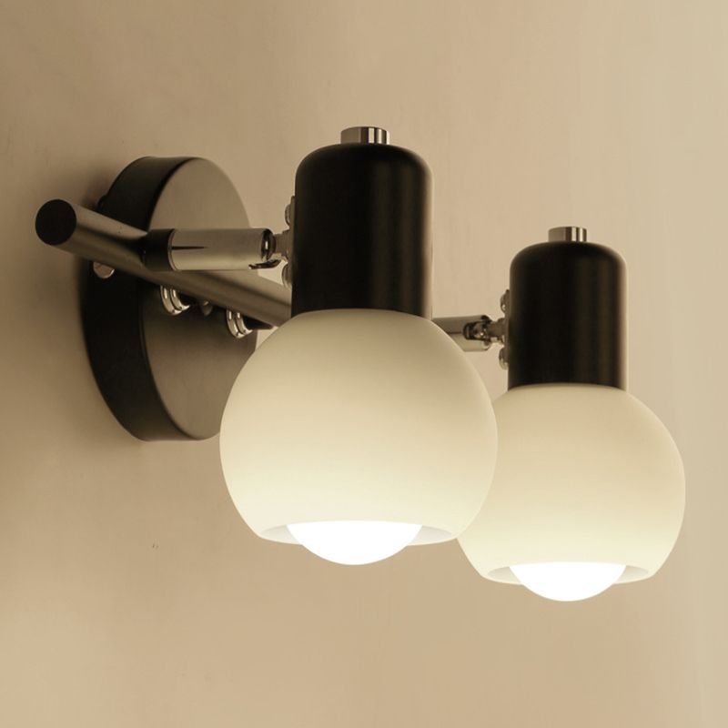 Bathroom Vanity Wall Lights Frosted Glass American Vanity Mirror Lights for Wash Basin