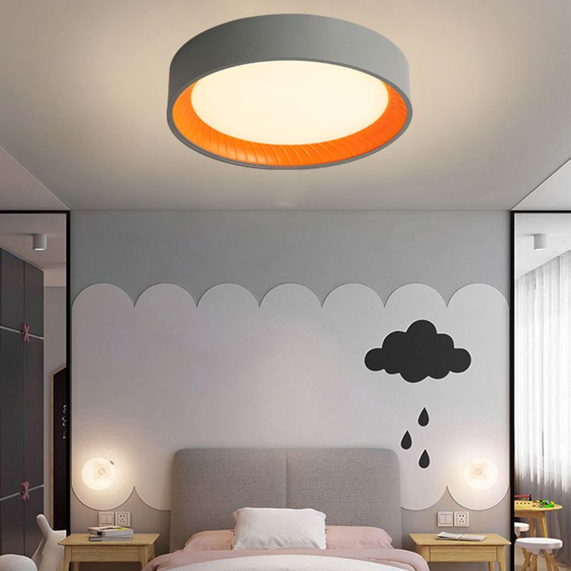 Modern LED Flush Mount Light Acrylic Shade Ceiling Lamp for Living Room Meeting Room