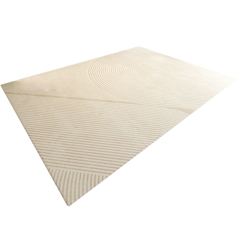 Contemporary Area Rug Contrast Striped Rectangle Indoor Rug Adults Stain Resistant Carpet