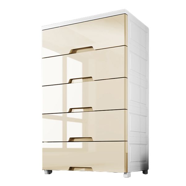 Lingerie Chest Contemporary Plastic Chest with Drawers for Bedroom
