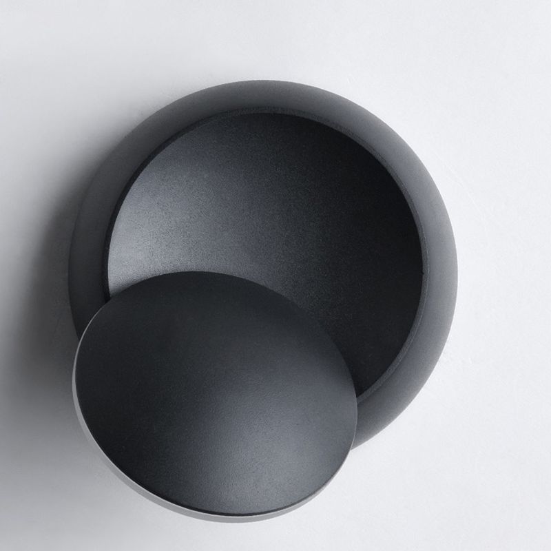 Moderne minimalistische Stil kreisförmige Wandbeleuchtung Metall Wandleuchten für Schlafzimmer