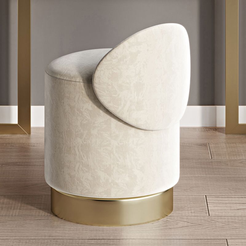Luxurious Makeup Vanity Set Stone Top Dressing Table Stool Set
