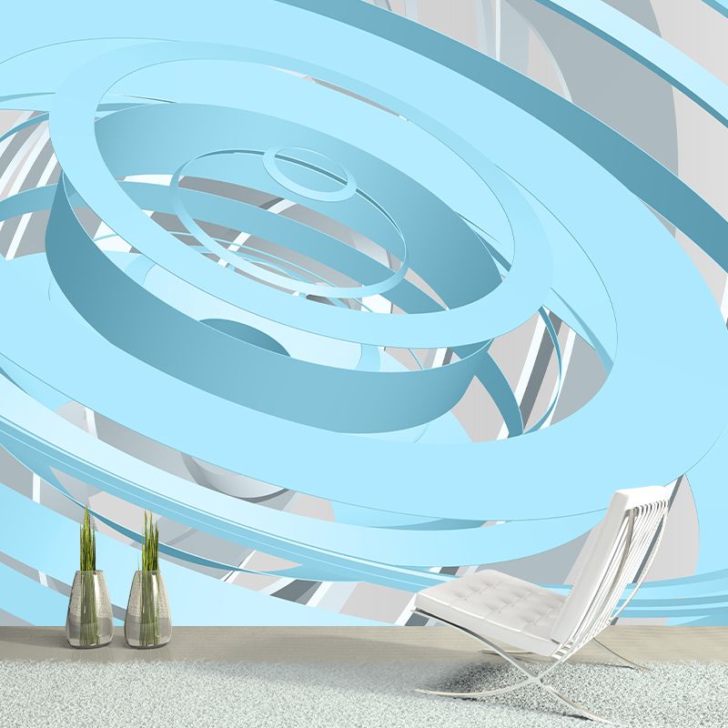 Customized 3D Illusion Mural Illustration Decorative for Decoration