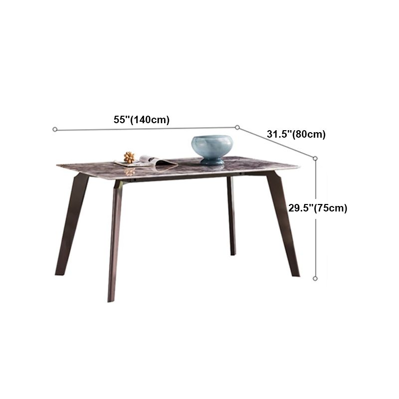 Contemporary 1/4/5 Pieces Dining Set Sintered Stone Dining Room Set