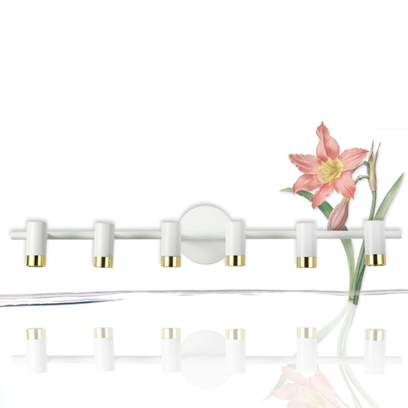 Cylinder Shape Modern Style Vanity Lights Metal LED Mirror Lights for Bathroom