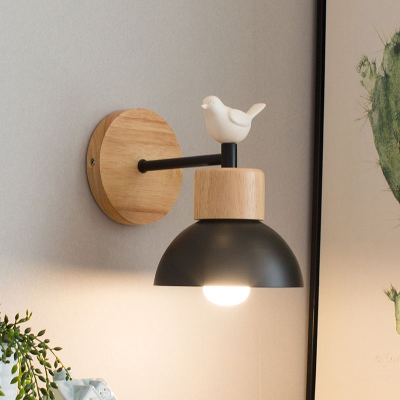 Modern Bowl Shape Wall Sconce Lights 1 Light Wall Light for Living Room