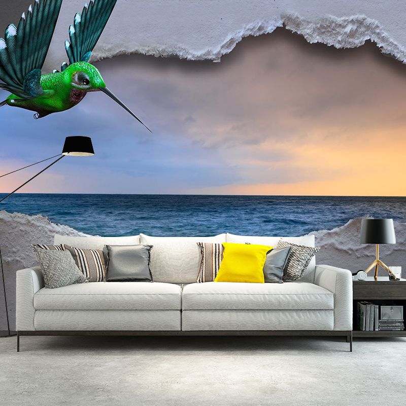 Modern Photography Mural Wallpaper Stereovision Sitting Room Wall Mural