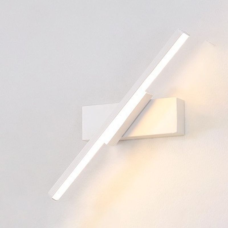 Modern Style Linear Wall Lamps Metal 1 Light Wall Mounted Lamps
