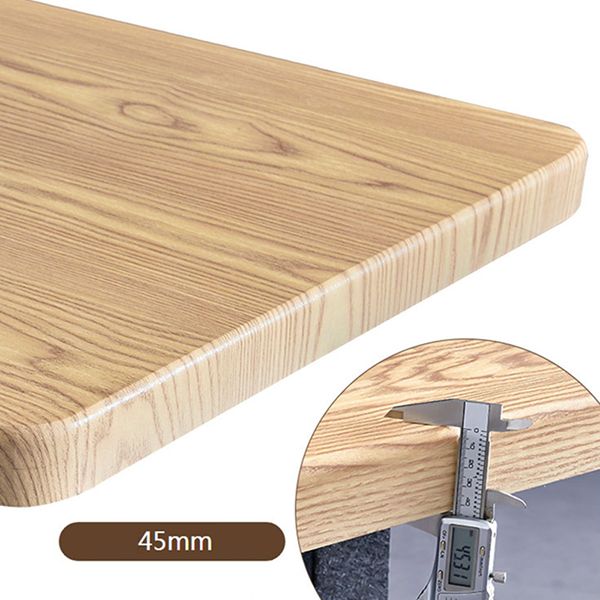 Contemporary Round and Wooden Square Dining Table for 2 People